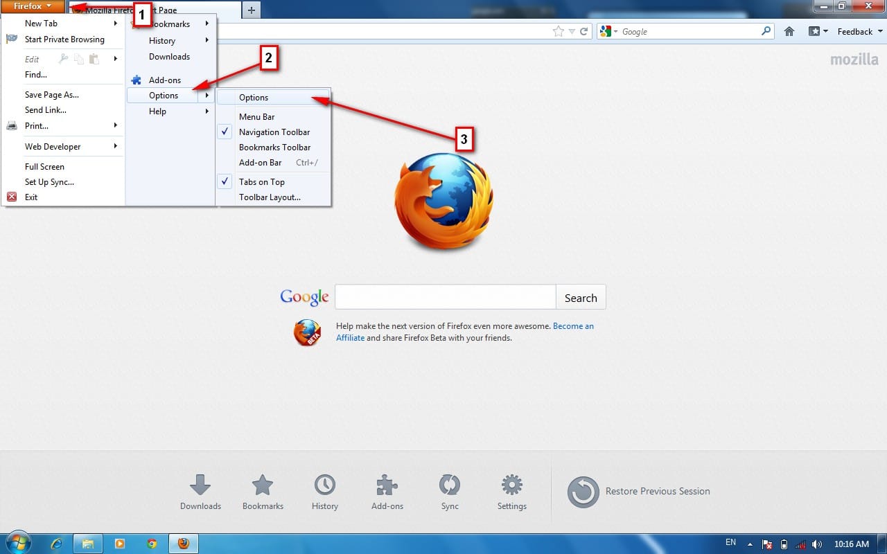 firefox check for updates