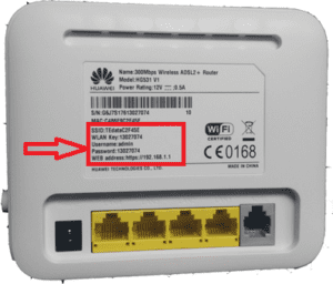 Как узнать логин и пароль от роутера huawei hg531