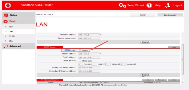 تحويل راوتر فودافون الى access point