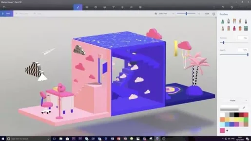 Paint 3D تحميل برنامج الرسام ثلاثي الأبعاد