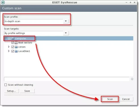 ESET SysRescue Offline Installer تحميل