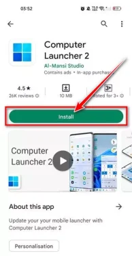 قم بتنزيل وتثبيت Computer Launcher 2 على هاتف Android